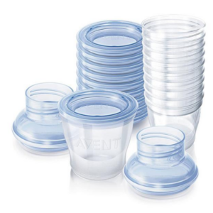 borstvoeding bewaarbekers avent via met adapter 10st