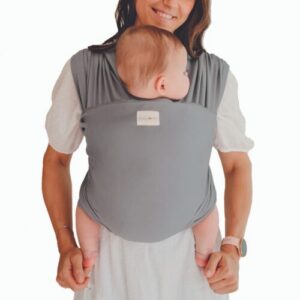 draagdoek babylonia tricotslen organic grijs