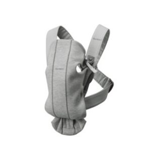 draagzak babybjorn mini jersey lichtgrijs