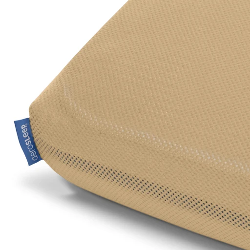 babybed matrashoeslaken aerosleep 60/120 zand
