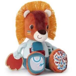 lilliputiens activiteitenknuffel leeuw