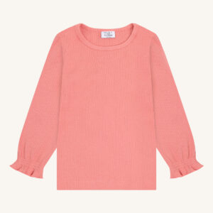 hustandclaire tshirt lm ribbel blush