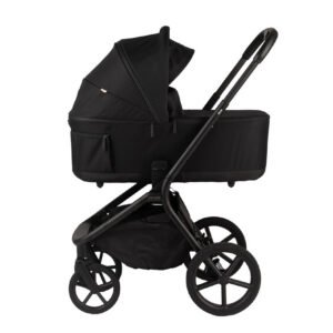 kinderwagen pericles noa met draagmand zwart