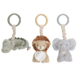 babygym speeltjes little dutch safari 3st