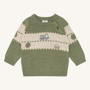 hustandclaire pull auto groen