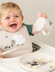 lepel, bestek, kom en bord