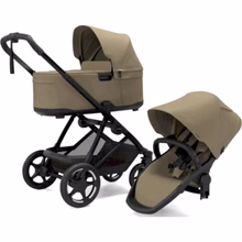 kinderwagen thule charm met draagmand taupe