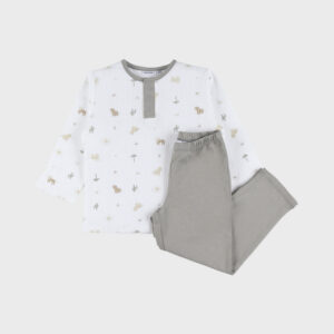 pyjama noukies katoen groen buffel