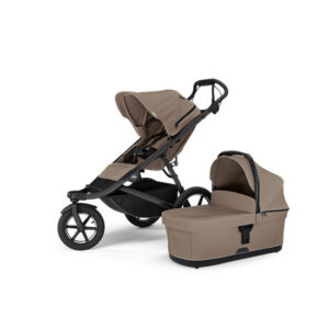 kinderwagen thule glide 3 met draagmand taupe