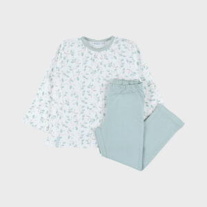 pyjama noukies katoen mint bloem