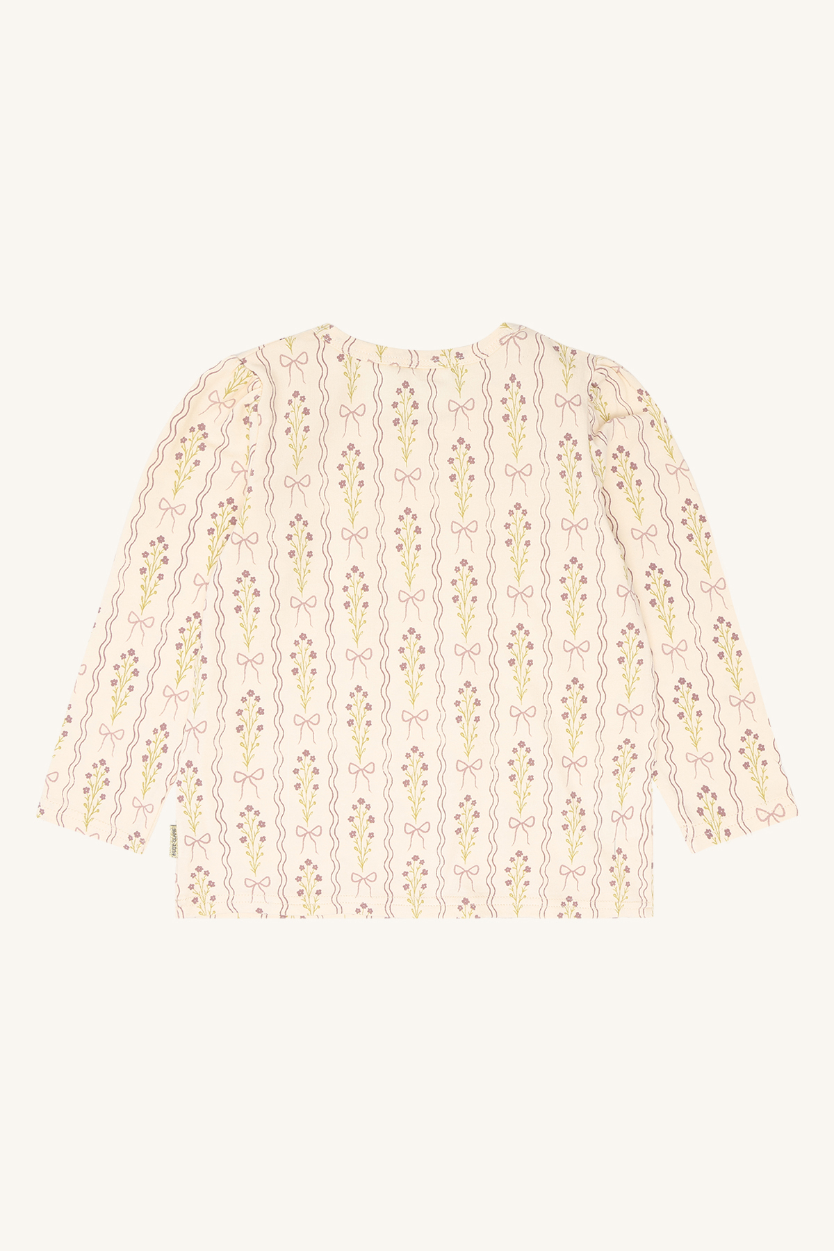 hustandclaire tshirt lm allover naturel