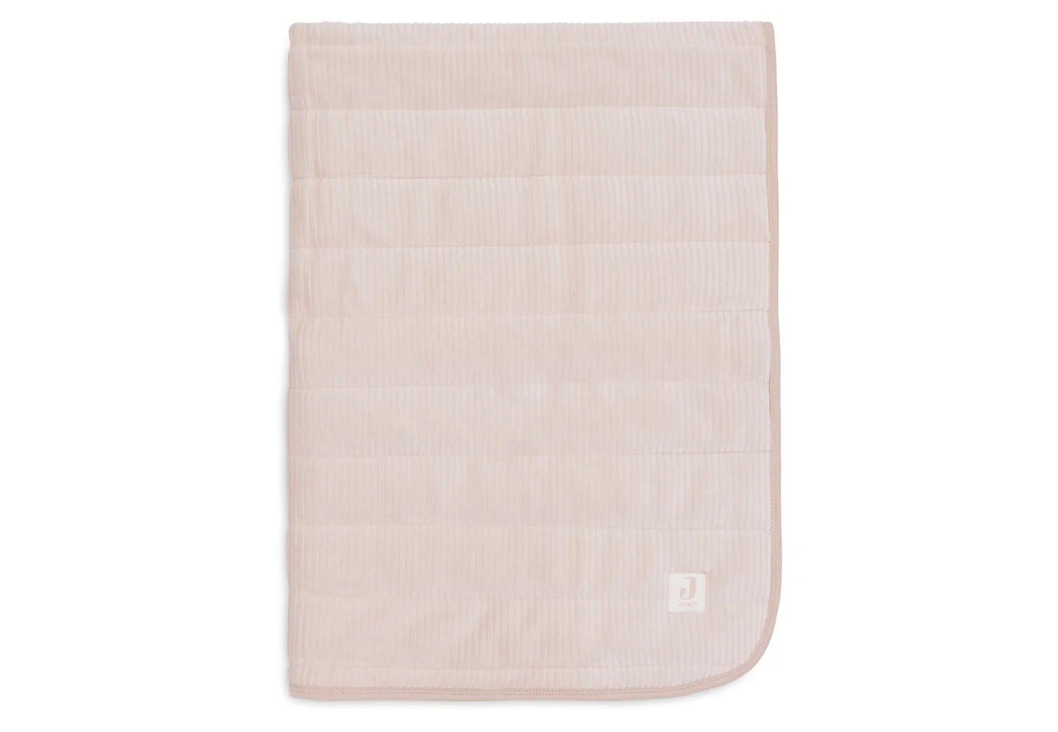 parkwieg deken jollein velvet roze
